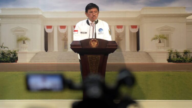 Menkominfo Johnny G Plate.