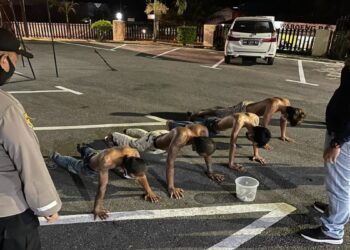 Empat Preman di Sijunjung Minta Uang ke Pengendara dengan Dalih Jalan Rusak Diciduk Polisi