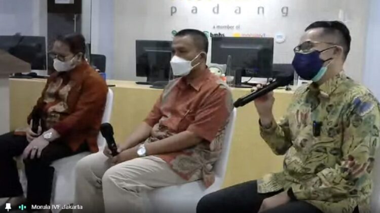 Press rilis via daring Morula IVT Padang.