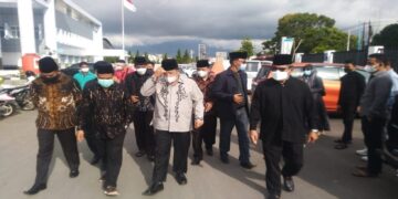 Bupati Agam Pimpin Upacara Pelepasan Jenazah Indra Dt Baradai