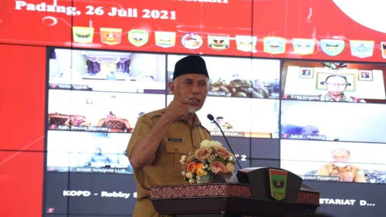 Gubernur Sumbar Mahyeldi Ansharullah.