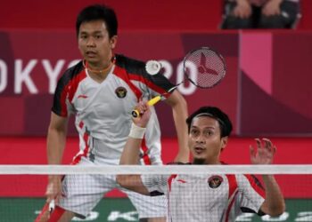Olimpiade Tokyo 2020: Bertarung Tiga Set, The Daddies Singkirkan Wakil Tuan Rumah di Perempat Final