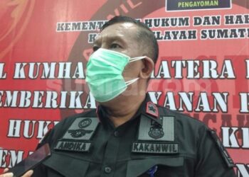 Kakanwil Kemenkumham Sumbar, R. Andika Dwi Prasetya.