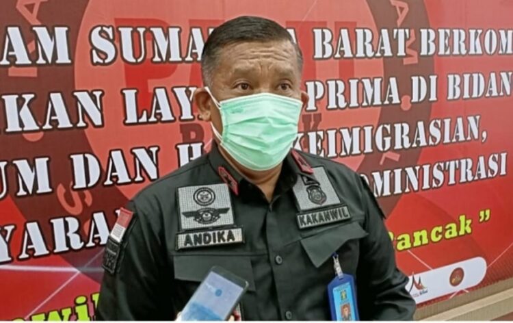Kanwil Kemenkumham Sumbar Dijatah 240 CPNS Tahun 2021 1 Kepala Kantor Wilayah Kementerian Hukum dan HAM Sumbar, R Andika Dwi Prasetya