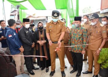 Bupati Sijunjung Resmikan BUMNag Beringin Gadang, Bisnisnya Advertising