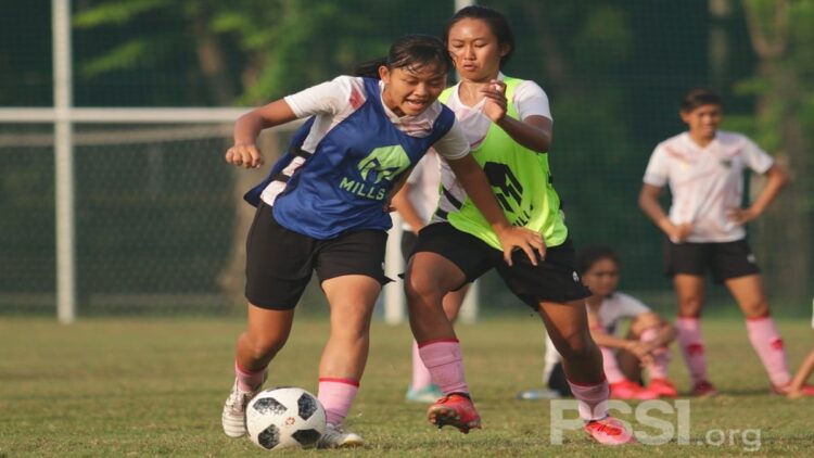 Pemusatan latihan Timnas wanita.