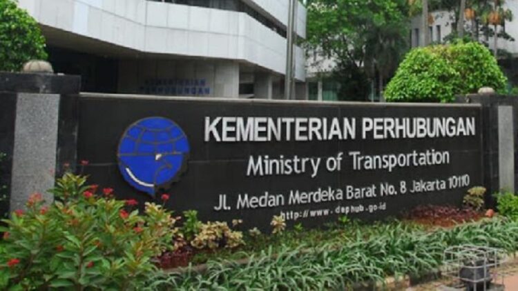 Kantor Kementerian Perhubungan.