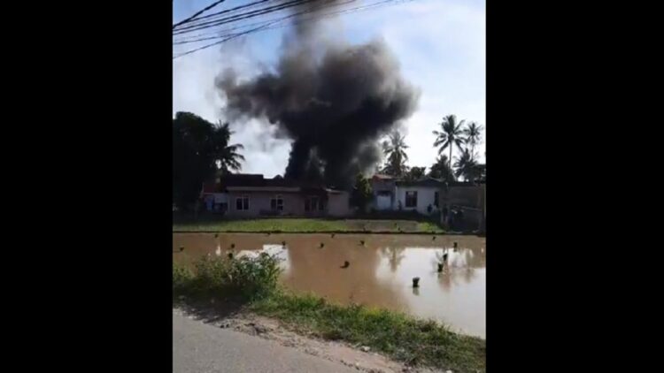 Kebakaran di Pasa Ambacang, Kecamatan Kuranji.