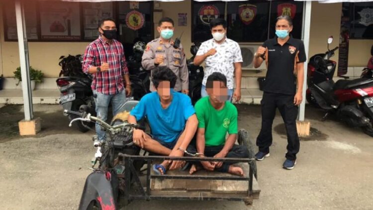 Maling di gudang PLN ditangkap Polsek Padang Timur.