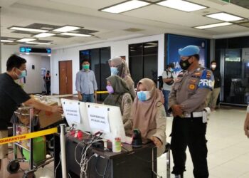 Terkait PPKM pada Empat Kota di Sumbar, Polsek Bandara Siagakan Personil