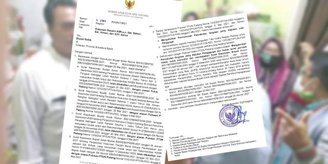 Komisi ASN Rekomendasikan Bupati Solok Kembali Berlakukan Hukuman Plh Sekretaris Daerah 1 KASN merekomendasikan Bupati Solok Epyardi Asda untuk membatalkan dan mencabut Surat Keputusan (SK) Bupati Solok (Epyardi Asda) Nomor 800/332/BKPSDM-2021, Nomor 800/333/BKPSDM-2021, 800/334/BKPSDM-2021 dan Nomor 800/335/BKPSDM-2021 tanggal 20 Mei 2021.