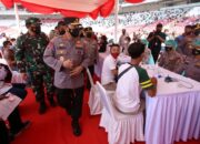 Panglima TNI dan Kapolri Tinjau Vaksinasi Massal di SUGBK