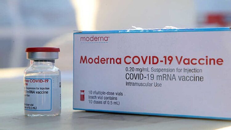Ilustrasi vaksin Moderna. (net)