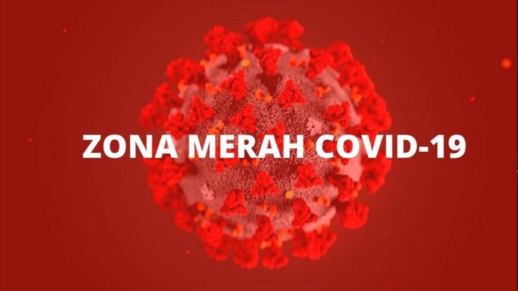 Ilustrasi zona merah COVID-19. (net)