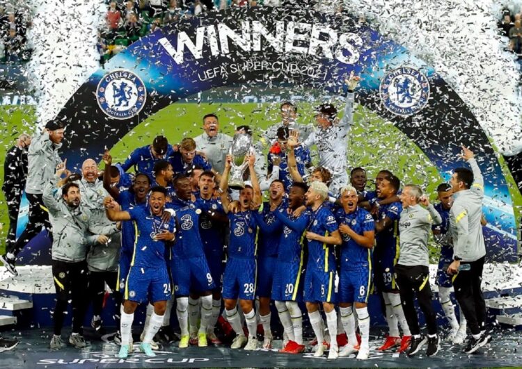 Chelsea akhirnya juara Piala Super Eropa juga setelah gagal dalam tiga kesempatan sebelumnya (Foto: Reuters)