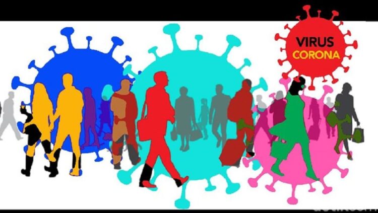 ilustrasi hidup berdampingan dengan COVID-19. (net)