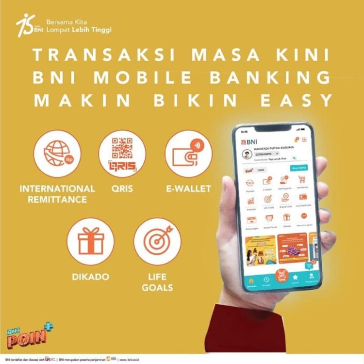 BNI mobil banking. (BNI)