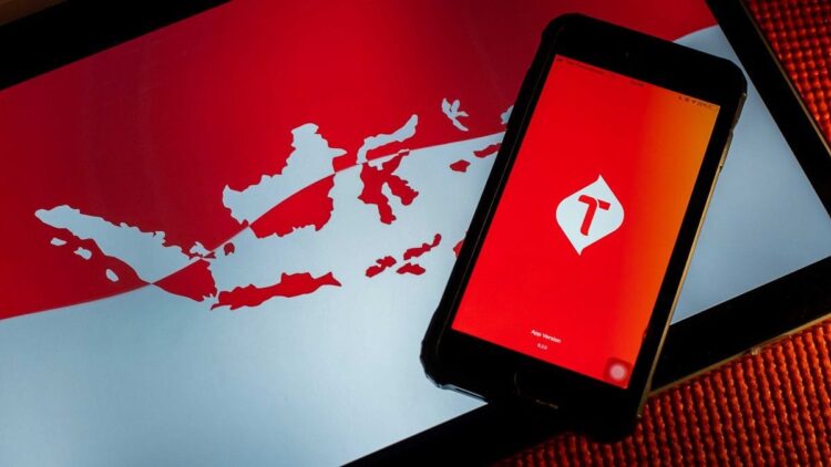 Tagline #BukaPeluangUntukTumbuh bersama Telkomsel di HUT RI ke-76.