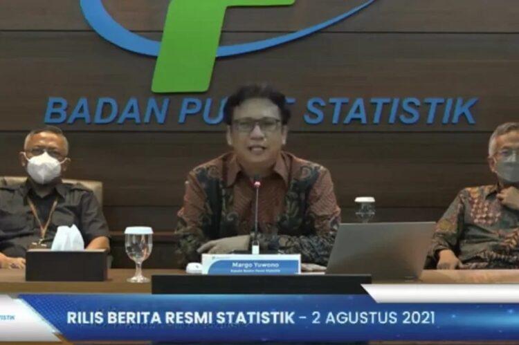 Harga Komoditas secara Umum Naik, BPS Catat Inflasi 0,08 Persen pada Juli 2021 1 Kepala Badan Pusat Statistik (BPS) Margo Yuwono. (ANTARA/ Tangkapan layar aplikasi Youtube)