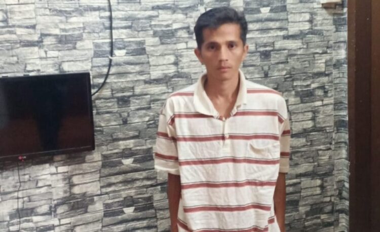 Tersangka pencurian handphone di Kuranji, Padang.