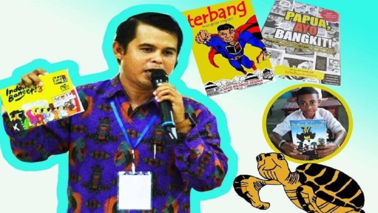 Pegiat literasi di Papua asal Sumbar, Safei.