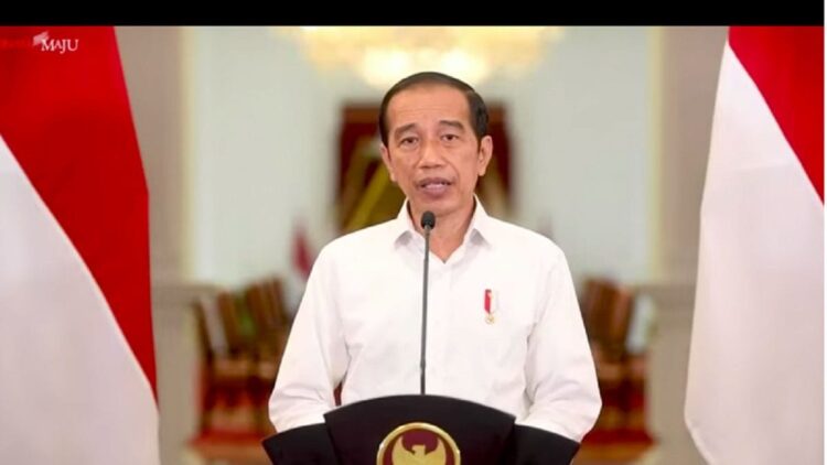 Presiden Beberkan Tiga Strategi Besar Ekonomi dan Bisnis Ini di Sarasehan 100 Ekonom 1 Tangkapan Layar - Presiden Joko Widodo (Jokowi) (ANTARA/Indra Arief)