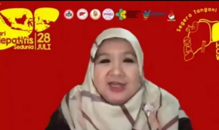 Tangkapan layar Juru Bicara Vaksinasi COVID-19 Kementerian Kesehatan Siti Nadia Tarmizi saat hadir pada kegiatan webinar, 28 Juli 2021. (ANTARA/Andi Firdaus).