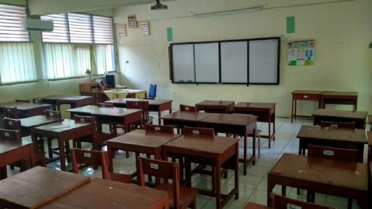 ilustrasi ruang kelas