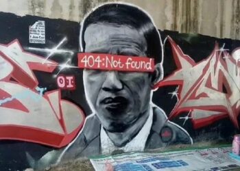 Viral Mural Wajah Mirip Jokowi dengan Tulisan 404 Not Found, Ini Artinya 6 Viral Mural Wajah Mirip Jokowi dengan Tulisan 404 Not Found, Ini Artinya