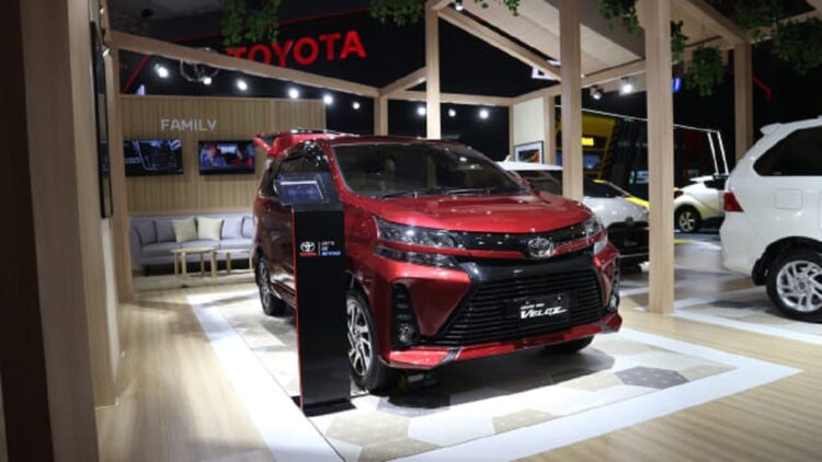 Toyota Veloz di IIMS 2019. Foto: Ghulam Muhammad Nayazri / kumparanOTO