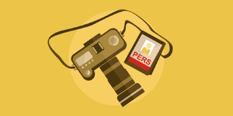 ilustrasi profesi wartawan. (net)