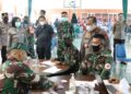 Kapolda Sumbar Bersama Danrem 032 Wirabraja Tinjau Vaksinasi di HTT