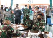 Kapolda Sumbar Bersama Danrem 032 Wirabraja Tinjau Vaksinasi di HTT
