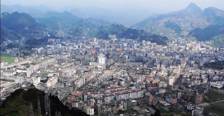 Yanjin, Kota Tersempit di Dunia Ada di China 1 Kota Yanjin County, China kota terkecil di dunia (Foto: Wikimedia Commons)