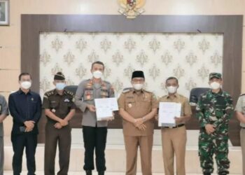 Polres Pasaman Terima Hibah Tanah 5.000 Meter untuk Pembangunan Polsek Rao Utara