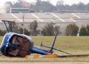 Sedang Pelatihan Rutin, Helikopter Balai Besar Kalibrasi Fasilitas Penerbangan Terguling