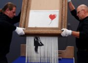 Sudah Tercabik-cabik, Lukisan Banksy Dilelang dengan Harga Selangit