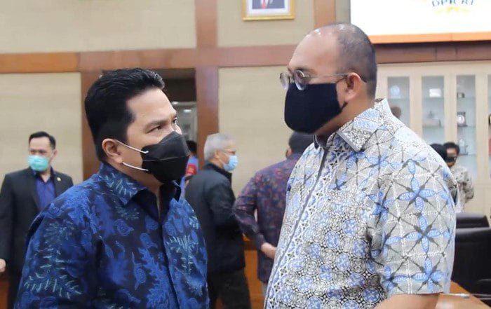 Perjuangkan Tunjangan Kesehatan Pensiunan PTSP, Andre Rosiade Minta Menteri BUMN Tegas ke Direktur PT SI 1 Anggota DPR RI Andre Rosiade bersama Menteri BUMN Erick Thohir