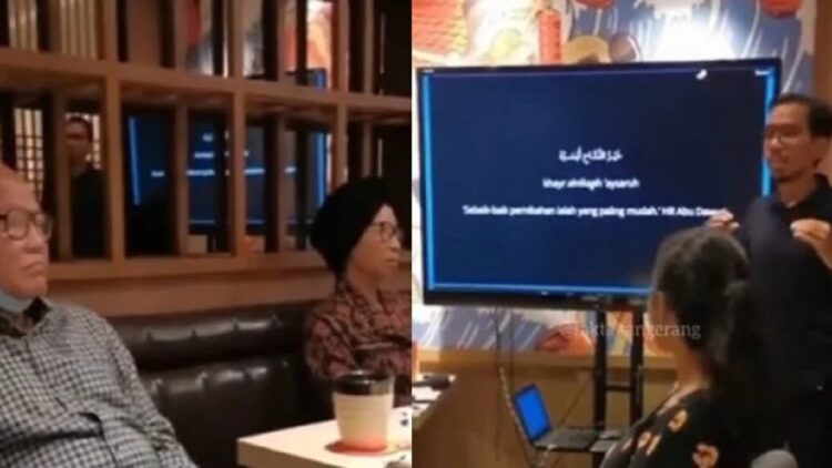 Kocak! Di Depan Orangtua dan Keluarga Pacarnya, Pria Ini Mempresentasikan Lamaran Pakai Power Point 1 Video pria melamar pasangannya dengan power point viral. (Instagram/faka.indo)