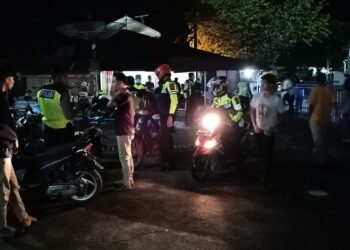 40 Sepeda Motor Terjaring Saat Razia Balap Liar di Pessel