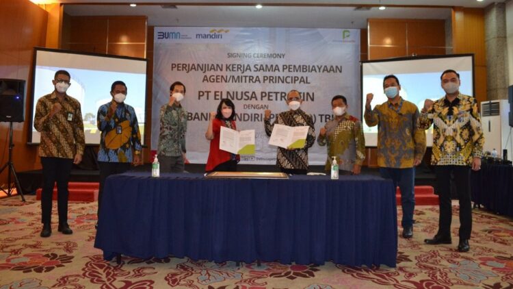 Dukung pertumbuhan sektor industrial fuel trading, Elnusa Petrofin gandeng Bank Mandiri berikan layanan pembiayaan agen dan mitra principal.