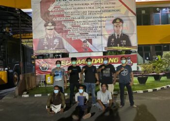 Gasak Notebook dan HP di Konter Syahia Cell Kubu Parak Karakah, Pencuri dan Penadah Dibekuk Tim Klewang