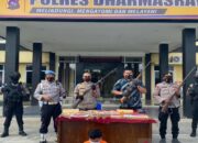 Polres Dharmasraya Sita Tiga Senpi Rakitan, Pemilik Klaim Hanya Digunakan untuk Jaga Kebun dan Berburu