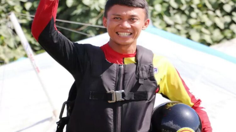 Atlet Gantole Sumbar peraih emas pertama untuk ranah Minang, NSR Yalatif M. (ANTARA/ HO KONI Sumbar)