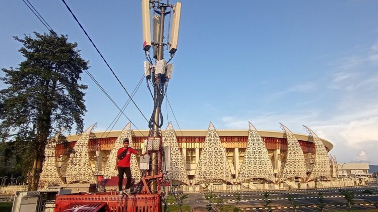 Kesiapan jaringan Telkomsel untuk PON XX Papua.