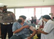 Satlantas Polresta Padang Gelar Vaksinasi di SMAN 6 Padang, 800 Dosis Vaksin Disiapkan