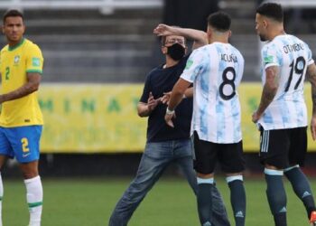 Laga Brasil vs Argentina, Polisi Bawa Pistol Deportasi Empat Pemain Argentina