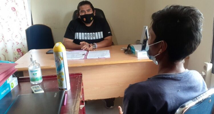 Pelaku pencabulan itu berinisial C (24) diamankan Polres Pariaman.