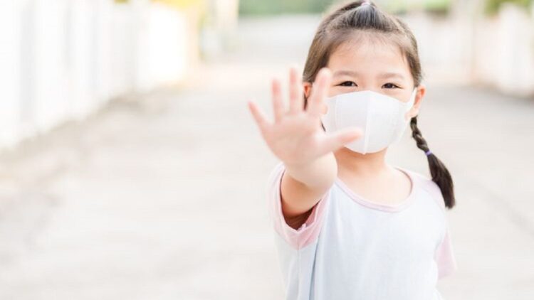 ilustrasi anak saat pandemi