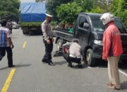 Pengendara Motor Tewas Usai Dihantam Granmax di Jalan Padang-Bukittinggi